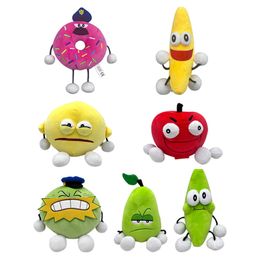 YORTOOB Shovelware Brain Game Fruit and Donut Stuffed Animals Gift for Kids