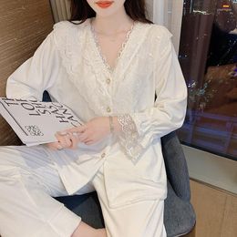 Women's Sleepwear Pajamas Set Net Celebrity Fashion Autumn Velvet Double-sided Home Clothes Can Wear Out Sweet Nighty Gown