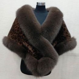 Women's Fur Winter Warm Temperament Ladies' Imitation Mink Shawls Faux Collar Half Sleeves Women Cloak Coat One Size Fits All