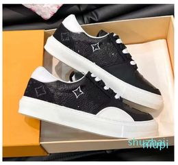 Casual Shoes trainer Sneakers blazer Women Mens luxury Rivoli printing trainers Genuine Leather Sneakers