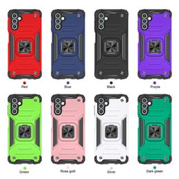 It is suitable for Samsung Galaxy A33 mobile phone case anti-fouling rotating ring case bracket A23/A13/A53 magnetic TPU PC 2-in-1
