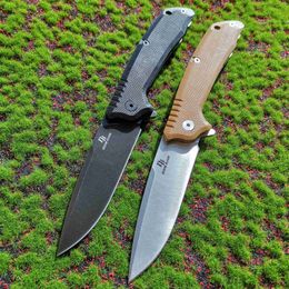 High Hardness D2 Steel Outdoor Camping Folding Knife G10 Handle Wilderness Survival Defence Tactical Knife Fruit Knife