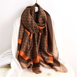 12% OFF scarf New Geometric Pattern Thin Small Scarf Fashion Women's Clothing Accessories Air Conditioning Shawl Beach Sun Protection