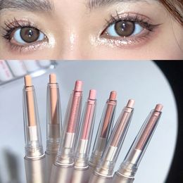 Eye ShadowLiner Combination Diamond Eyes Pencil Shiny Glitter Eyeshadow Pen Eyeliner Pearlescent Matte Highlight Brighten Silkworm Makeup Tool Cosmetics 230911