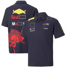 New RB F1 T-shirt Apparel Formula 1 Fans Extreme Sports Fans Breathable f1 Clothing Top Oversized Short Sleeve Custom267h
