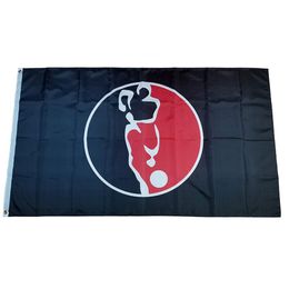 Flag of Netherlands Football Club Helmond Sport Black 3 5ft 90cm 150cm Polyester flags Banner decoration flying home & garden Fe206y