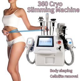 Cooling Body Sculpting Cryo Fat Freezing Machine RF Skin Tightening Double Chin Removal 40K Cavitation Body Sculpting Slimming Beauty Machine