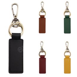 PU Leather Keychain Men Metal Waist Hanging Keyring Key Holder Jewellery For Boyfriend Gifts Bag Ornament Car Pendant Accessories