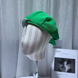 Checkerboard Forward Hat Female Duck Mouth cap Casual Versatile Wear Painter Beret Hat Tide Male Spring and Summer Korean Edition2920