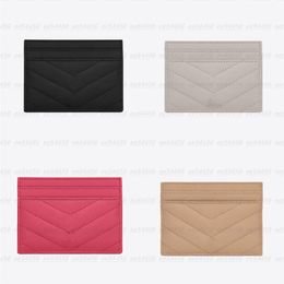 High quality Genuine Leather Purse card holder wallet Men Women's Holders Luxurys designer fashion Coin Ball pattern Lambskin244k