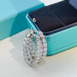 Stud 7A Luxury Designer Women's Diamond Earrings Fashion High Quality Earrings Jewelry Girl's Valentine's Day Gift With box x0911