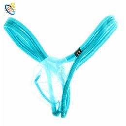 Fine new Men's G-Strings TM transparent crotch men's wear crotch g-string pop men sexy gay fashion penile bags whole215O