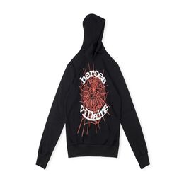 spider hoodies designer mens Embroidered spider web sweatshirt joggers Pullover Red Sp5der Young Thug 55555 Angel Hoodies Men wome173h