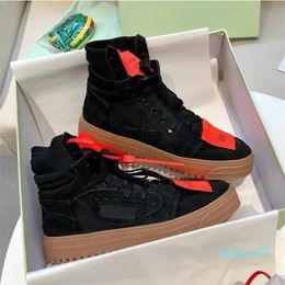 2023-Brand Sport Sneakers Shoes High-top Breathable Mesh Leather Trainers Platform Sole Canvas Leather Men Skateboard Walking EU38-46