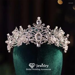 Hair Clips Tiaras And Crowns Women Accessories Wedding Headpiece Bridal Dress Engagement Hairwear Butterfly Shape Coronets AN390