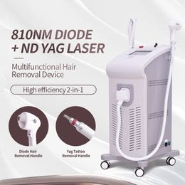 2 in 1 Laser Machine 808 755 1064nm Doide Laser Hair Removal Picosecond Tattoo Freckle Treatment Skin Rejuvenation Pigment Removal EYebrow Washing MACHINE