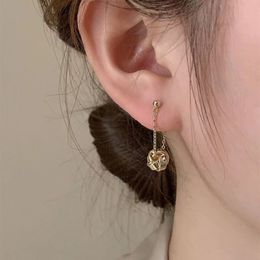 Fashion Earring Stud Micro Inlays Crystal copper Women Earrings Ladies Ear Studs Designer Jewelry gifts green leaves retro earring