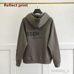 2030 Luxury Ess Reflect Letter Printed Zip Up Fashion Hoodie Sweatshirt Women Men's Hoodies Sport Coat Pullover Gothic Long Sleeve Oversized Hooded Jacket Y29Y