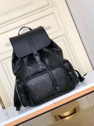 Outdoor Bags leather designer BAG backpack men women large capacity travel bag Backpack Trio M45538