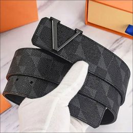 High Quality girdle Smooth Buckle mens belts Luxury fashion brand for men and womens belt Designers Big buckles Printing Business strap classic waistband with box