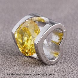 Round Zircon Crystal Necklace Jewelry Pendant Link For Woman Iced Out Pendants Jewellry Designer Colorful Necklaces Mens Chain Luxery Jewelry Jewellery And Jewels