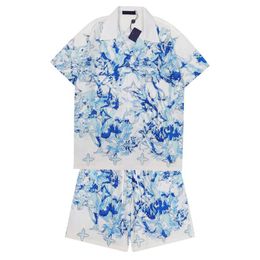Designer Shirt Mens printed short-sleeved shirt bowling shirt Hawaii Floral Casual Shirts Men Slim Fit Short Sleeve Dress Hawaiian282n