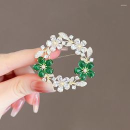 Brooches Women's Style Wreath Brooch High-grade Exquisite Suit Corsage Accessories