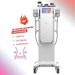 Factory Hot Sales 6 in 1 Multifunctional Best Ultrasonic Cavitation Weight Loss Body Slimming Vacuum Cavitation System Body Massage Machine Price