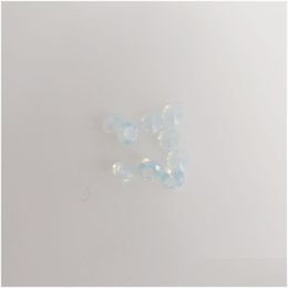 Loose Diamonds 203/5 High Temperature Resistance Nano Gems Facet Round 2.25-3.0Mm Chalcedony Bluish Light Synthetic Gemstone Dhgarden Dhmwy