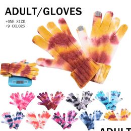 Party Favour Bicycle Motorcycle Knitting Gloves Touch Sn Winter Warm Ski Outdoor Sports Riding C254 Drop Delivery Home Garden Festive Otifq