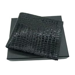 Business Men Fashion Black luxury Wallet Credit CardHolder Card Set 6 card slots Wallets Po Dust Bag Premium Gift Box311f