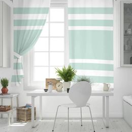 Curtain 2023 Striped Patchwork Curtains Living Room And Home Decoration