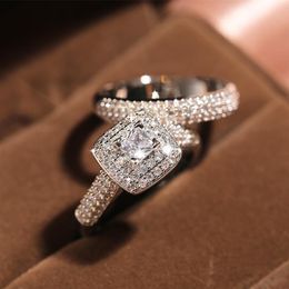 Fashion brand rings for women top designer S925 sterling silver women's ring luxury full diamond engagement ring woman Valent228v