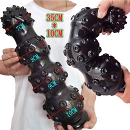 35 10CM Huge Dildo Suction Cup Realistic Penis Large Dick Sex Toy For Woman Men Prostate Massager Anus Vaginal Dilator258I