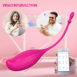 Massage App Wireless Control Egg Vibrator Female Clitoris Stimulator Vagina Ball Geisha Ball Vagina G-spot Massager Sex Toy for Co205s