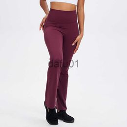 Active Pants LU-19 Slim Fit Slim Micro Ra Yoga Pants Dance Studio High Elastic Leggings Versatile Fashion Sports Casual Pant for Women x0912