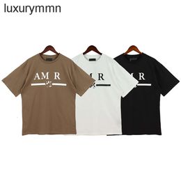 designer t shirt Amirres Mens shirts Sweatshirts 2023 early spring new men's wear series American fashion brand loose casual style Personalised print lovers T-shirt