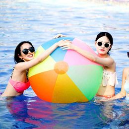 Sports Toys 80cm Summer Outdoor Swimming Beach Inflatable Ball Toy Sports Props Beach Volleyball Game Interaction R230912