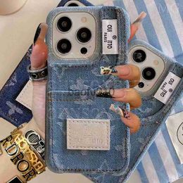 Cell Phone Cases Beautiful iPhone Phone Case 15 14 13 12 Pro Max Luxury L Textile Card High Quality Purse 15promax 14promax 13promax 12promax 15pro 14Pro 13pro 12pro wi