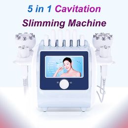 Hot Selling 5-In-1 Laser Fat Dissolve Five Level RF EMS Head 40K Negative Pressure Body Fat Blasting Machine Weight Reduction