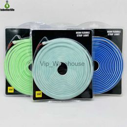 LED Strips 5m 12V LED Neon Sign Flex Rope Light 6*12 Strips Indoor Outdoor Waterproof Tube Bar Pub Christmas Party Decoration HKD230912