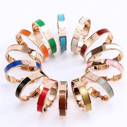 Bangle Women'S Inspiration Bracelet With Letter Buckle Steel Bangles Bracelets 12mm Width Designer Cuff Bracelet Drop 230911