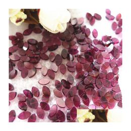 Loose Gemstones 30Pcs A Lot 100% Natural Semi-Precious Stone Red Garnet Marquise Shape 5X8Mm With Through Hole Wholesale Bea Dhgarden Dhew8
