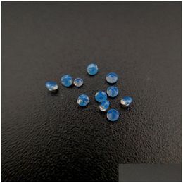 Loose Diamonds 210/2 Good Quality High Temperature Resistance Nano Gems Facet Round 0.8-2.2Mm Medium Opal Sky Blue Synthetic Dhgarden Dh1Xc