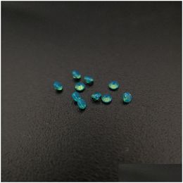 Loose Diamonds 216 Good Quality High Temperature Resistance Nano Gems Facet Round 0.8-2.2Mm Dark Opal Aquamarine Blue Green Dhgarden Dhssr