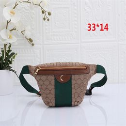 Designer Ophidia Waist Bags Unisex Men Women Leather Sport Fanny Pack Belly Bum Bag Fitness Running Belt Jogging Pouch Back Grid S214Q