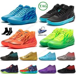 MB.01 Rick und Morty Basketballschuhe für Herren LaMelo Ball Not From Here Red Blast MB01 LaMello Ball Herren Damen Sportschuh Trainner Sneakers Größe EU40-46