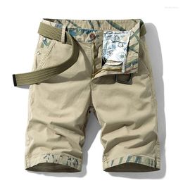 Men's Shorts Mens Cargo Baggy Cotton Multiple Pockets Five-point Pants