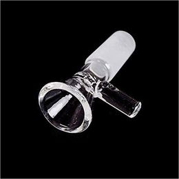 Clear 14Mm Male Joint Glass Bowls Pyrex Pipe Transparent Tobacco Hookah Adapter Thick Bongs Pipes Handcraft Smoking Shisha Tube Her