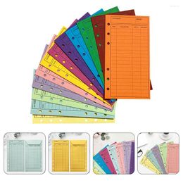 Gift Wrap 12 Pcs Budget Envelope Cash Envelops A6 Binder Blinder Supplies Coloured Clips Planner Currency Business